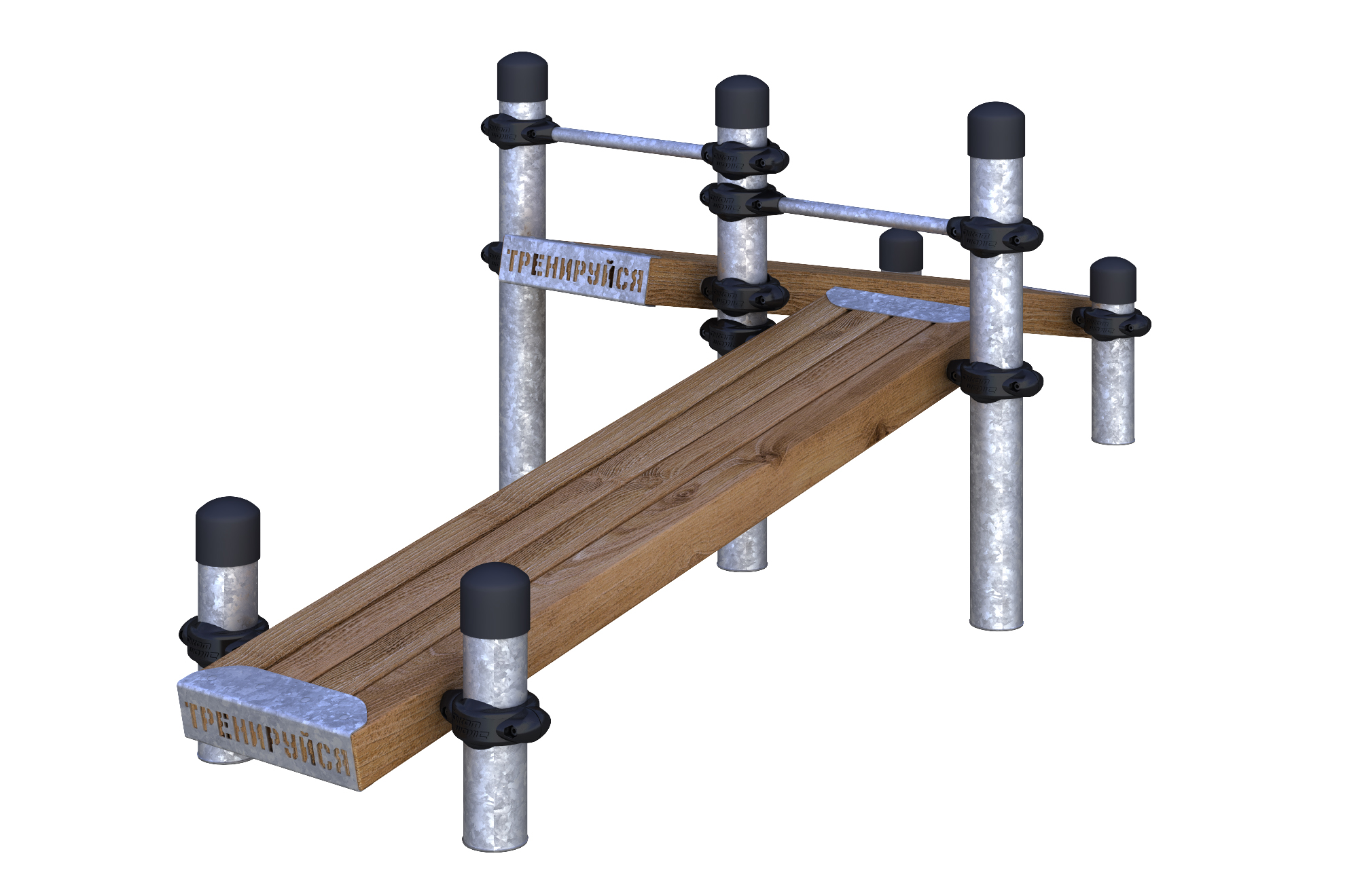 W-03-010 Наклонная лавка для пресса разноуровневая